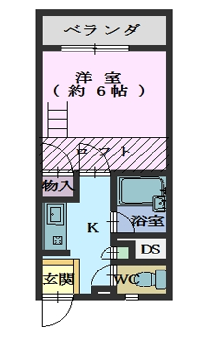 お部屋は、反転する場合がございます。現状優先