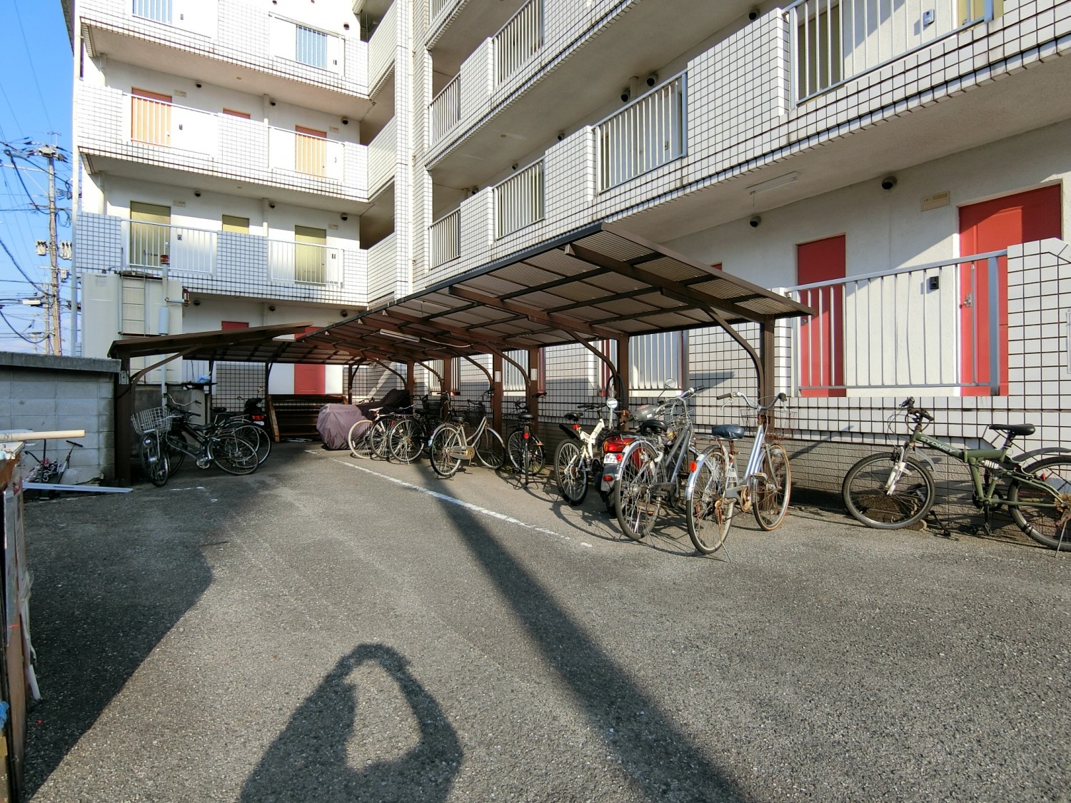 ☆屋根付き駐輪場