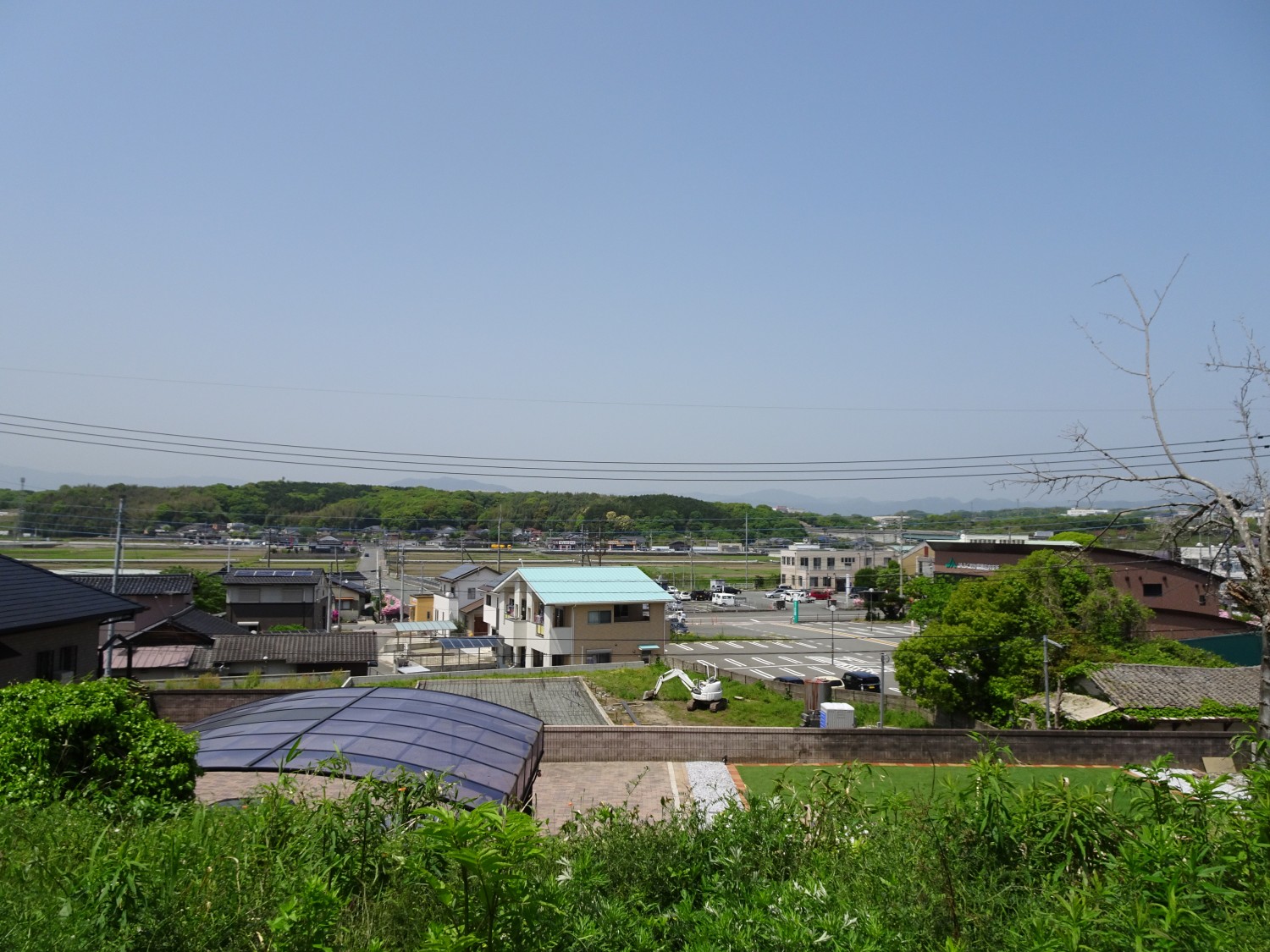 高台からの景色が良好です！