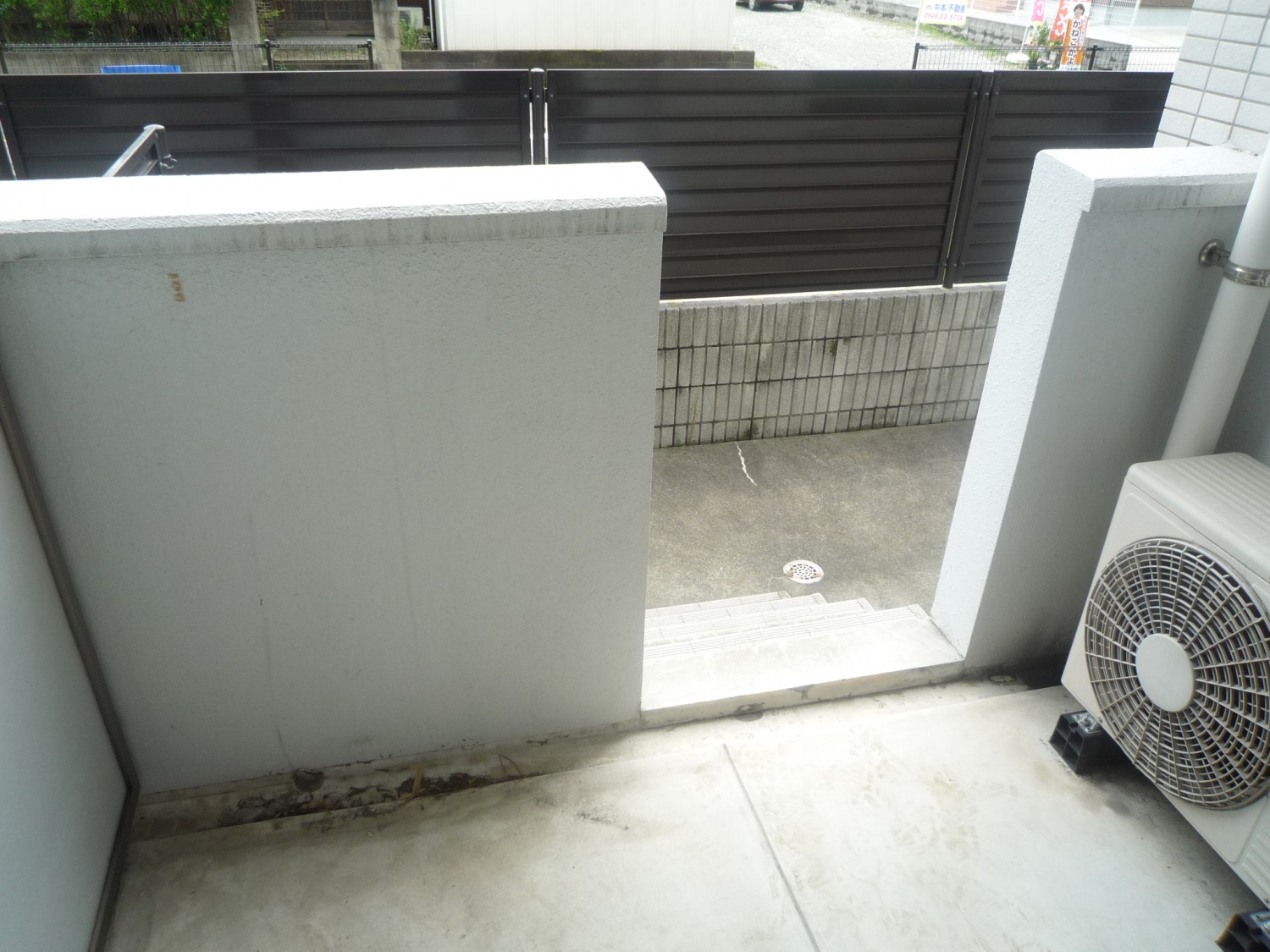 専用スペース　ベランダ