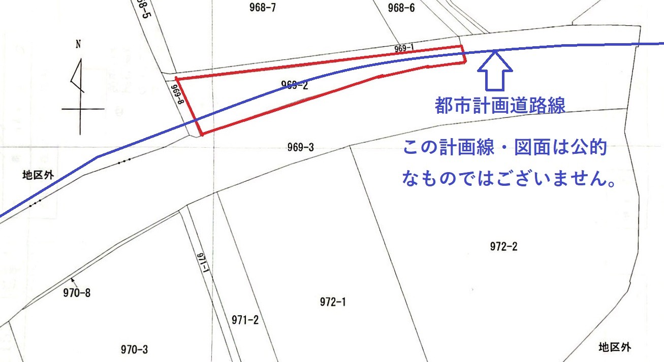 字図・都市計画道路線参考図