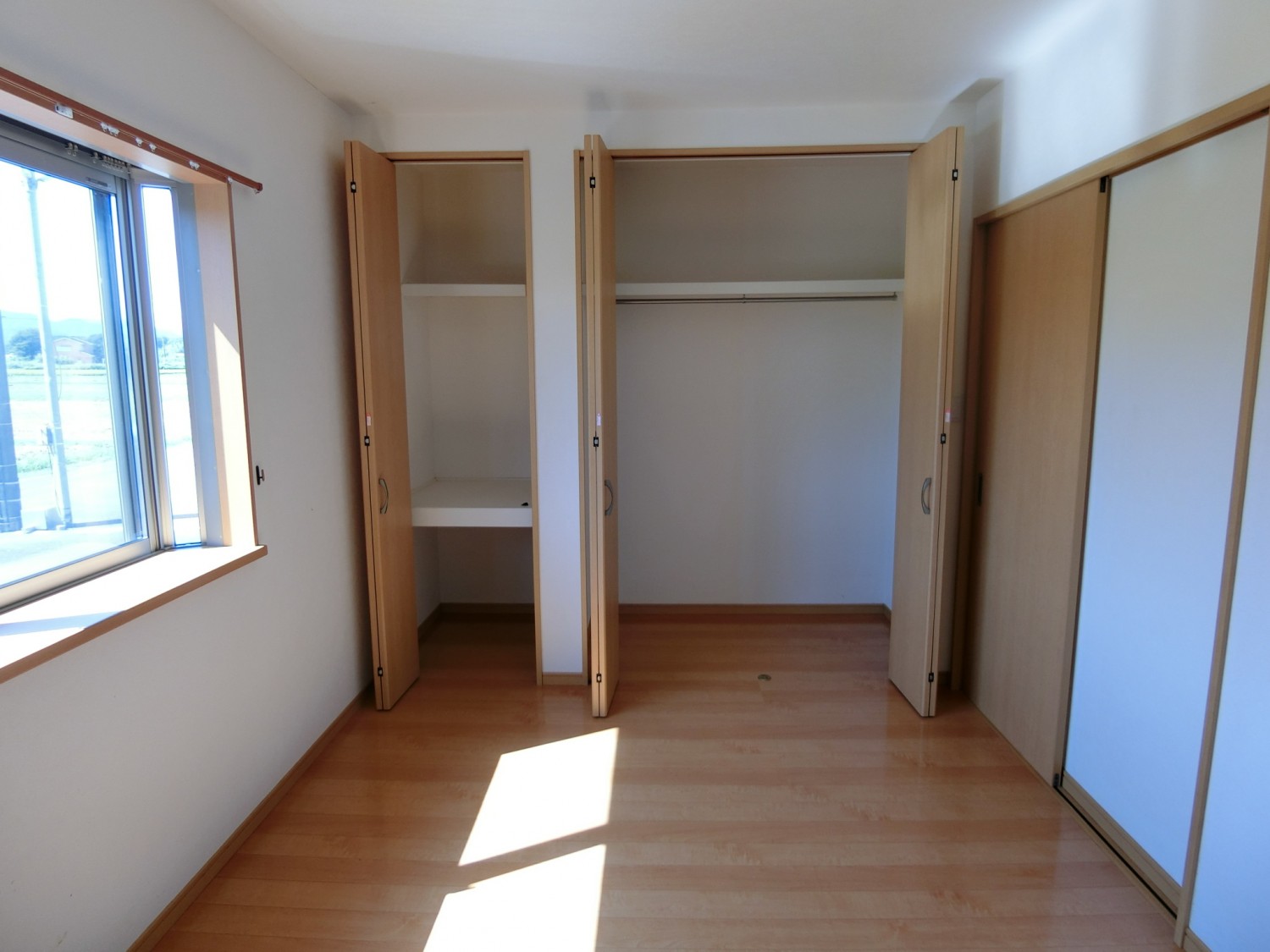 クローゼット収納オープン時