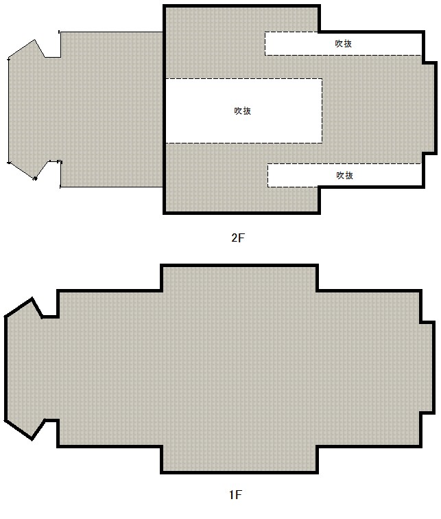 １F・２F　現況と異なる場合は現況を優先します。