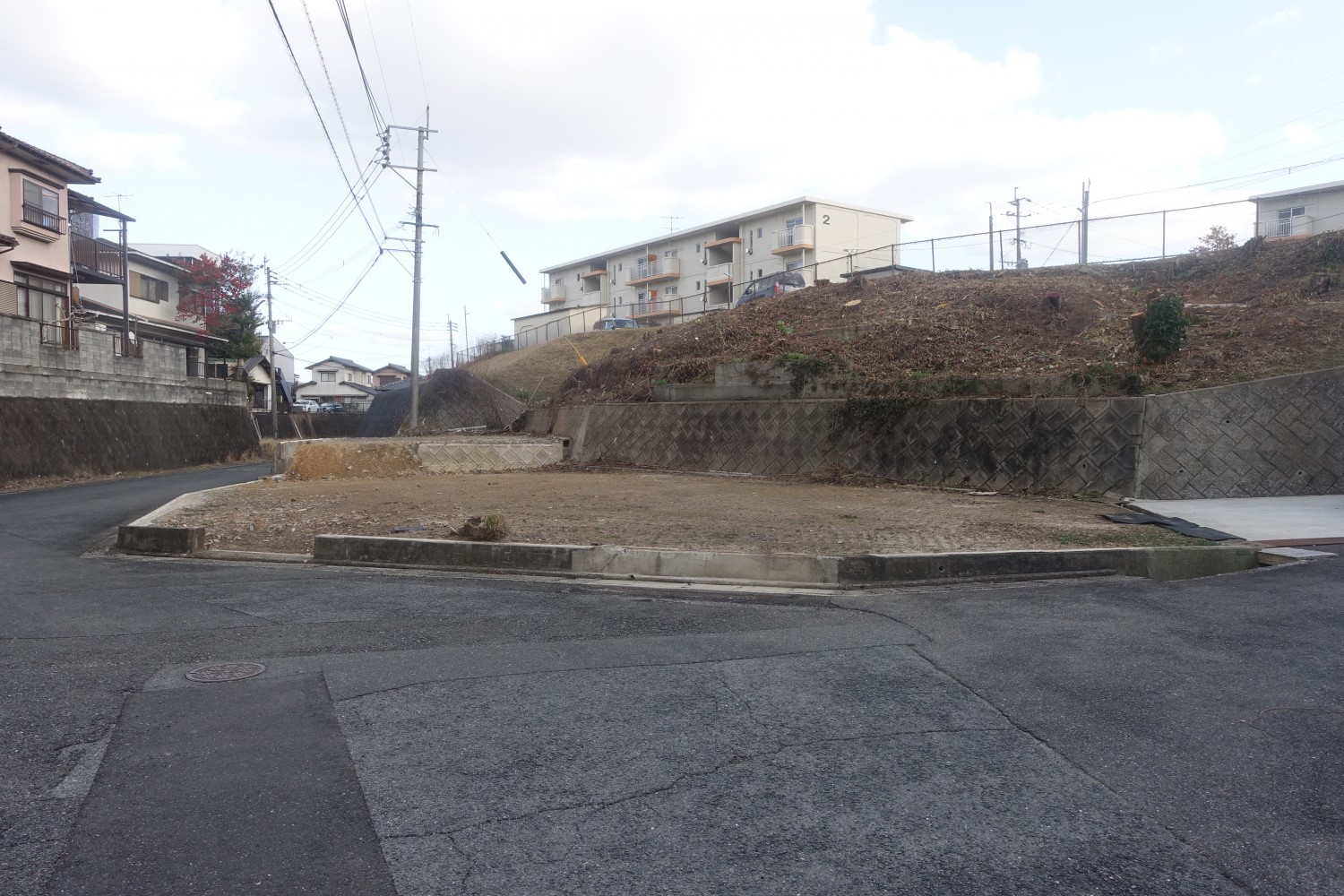 西側道路より撮影