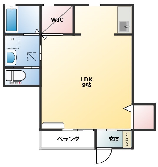 WICやクローゼットがあり収納豊富な間取りです