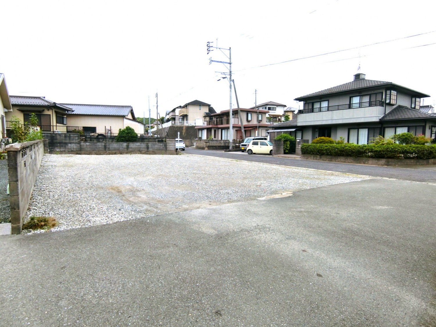 北側道路より撮影