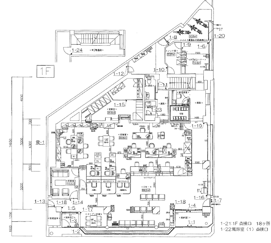 １階　建物平面図