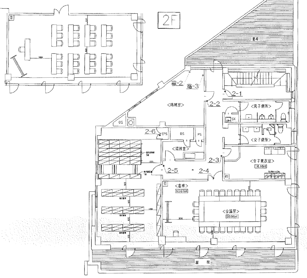 ２階　建物平面図