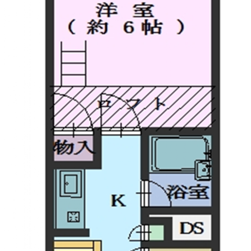 お部屋は、反転する場合がございます。現状優先