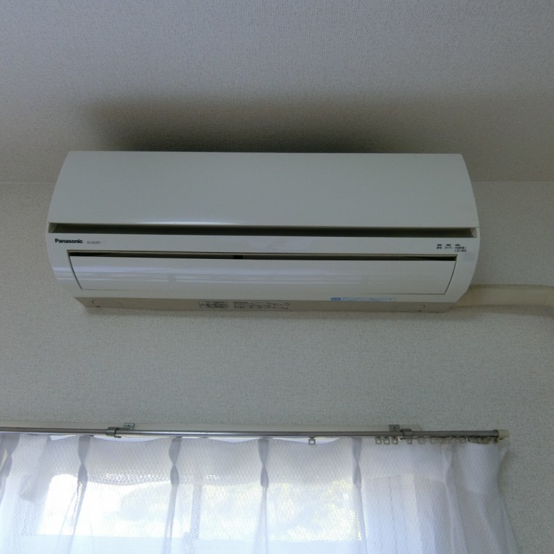 快適に過ごせるエアコン付きです♪