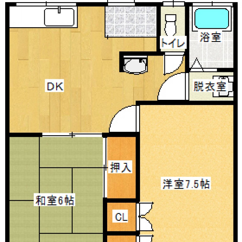 ワンルームじゃ物足りない方や新婚さんにお勧めの2DKです！