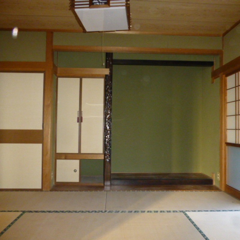 和室６畳　床の間　