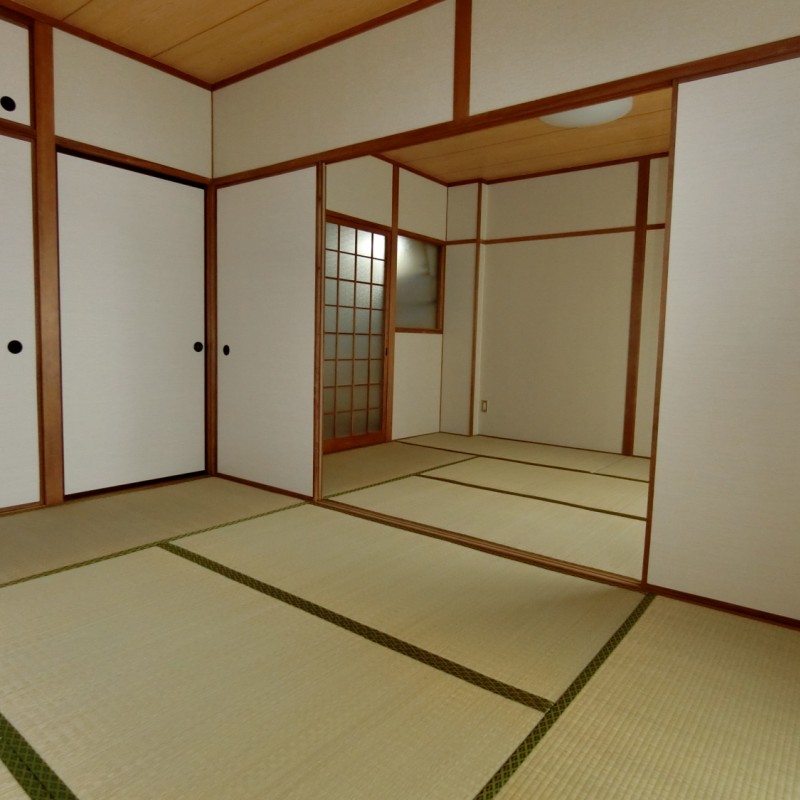 二間続きで広く使うこともできます