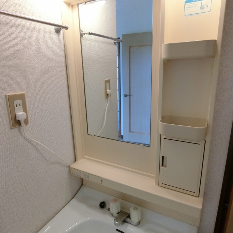収納力もある洗面化粧台