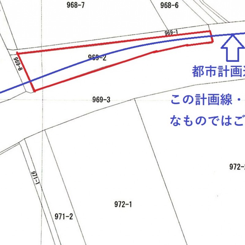 字図・都市計画道路線参考図
