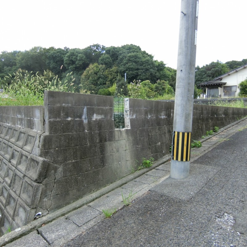 北東側道路より撮影