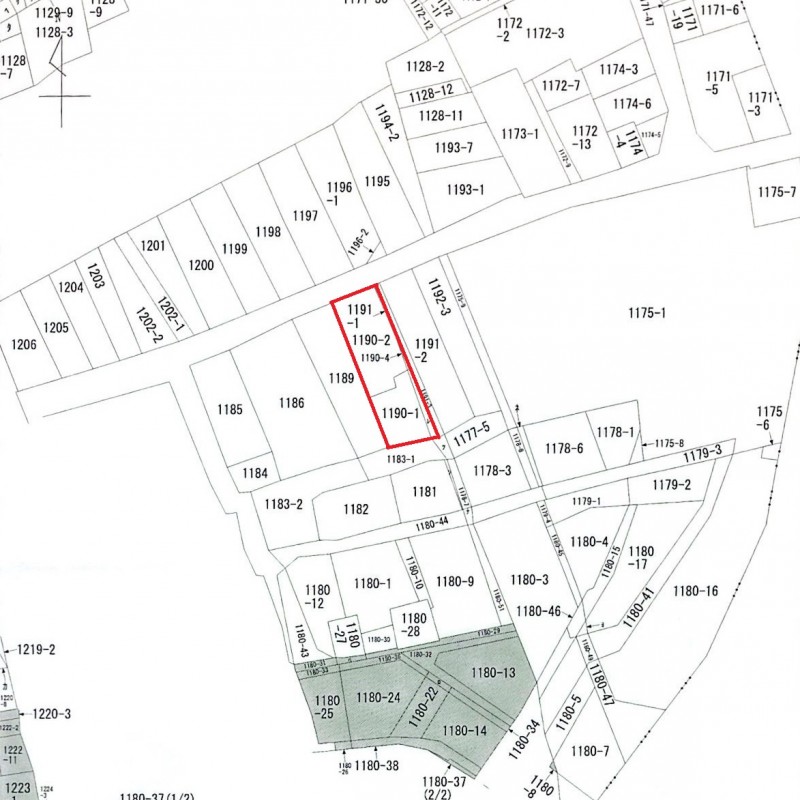 字図　現況と異なる場合は現況を優先します。
