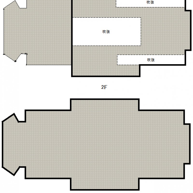 １F・２F　現況と異なる場合は現況を優先します。