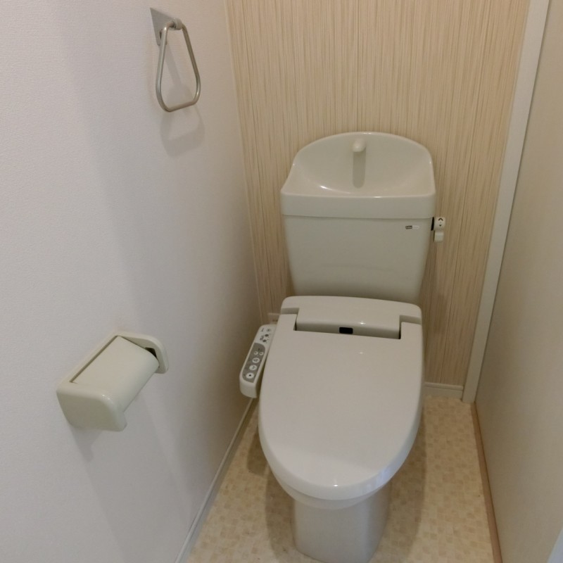 洗浄機能付き便座です！