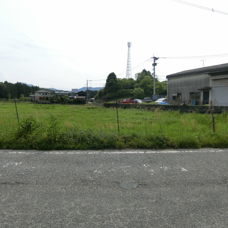 北東側道路より撮影