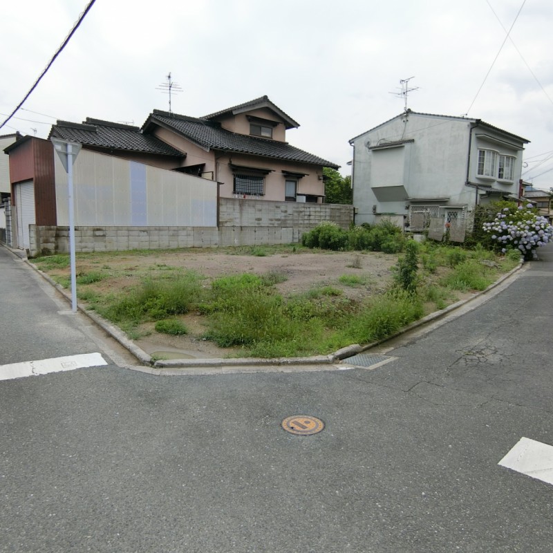 北東側道路より撮影