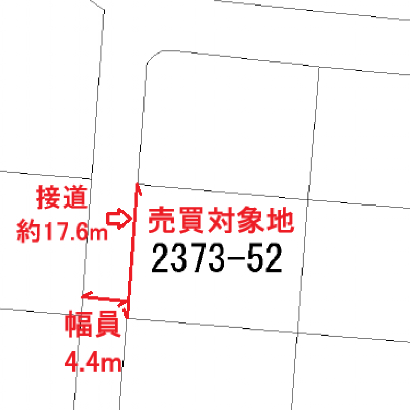 敷地と道路との関係図