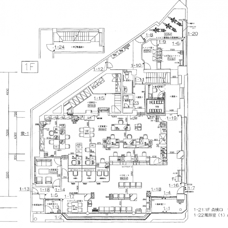 １階　建物平面図