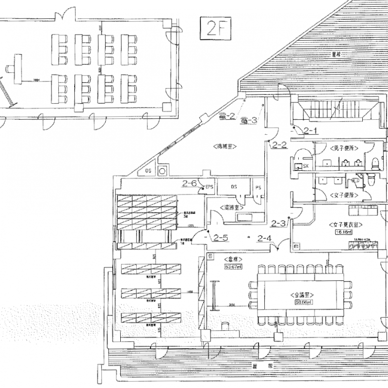 ２階　建物平面図