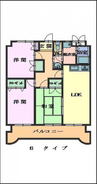 ファミリーに嬉しい3LDK