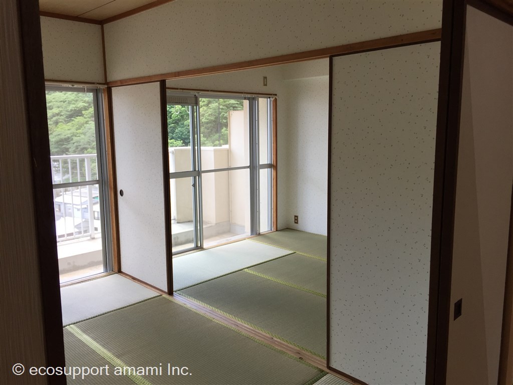 リビング→和室×２側