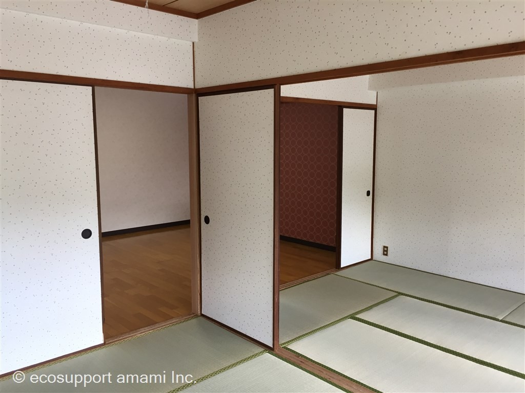 和室→リビング側