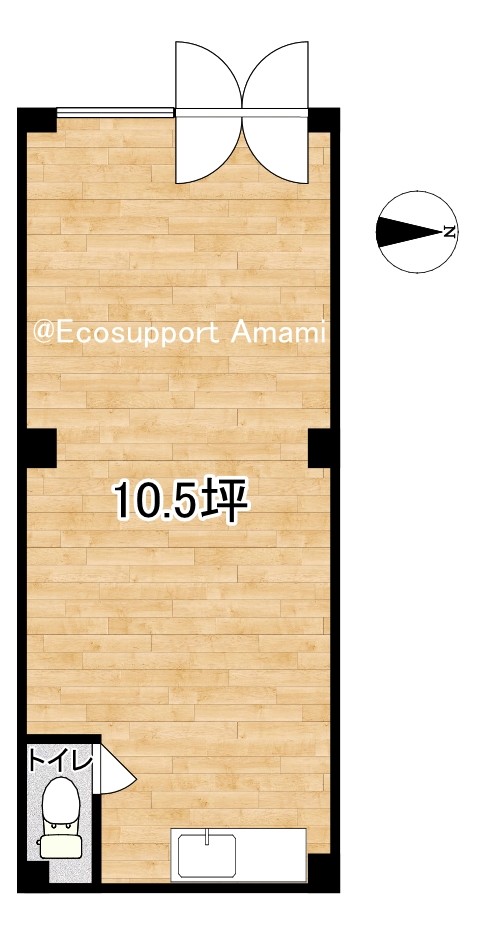 ワンフロア 10.5坪