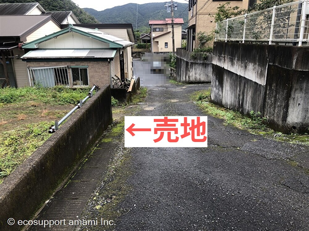 道路①（接道部）売地→道路