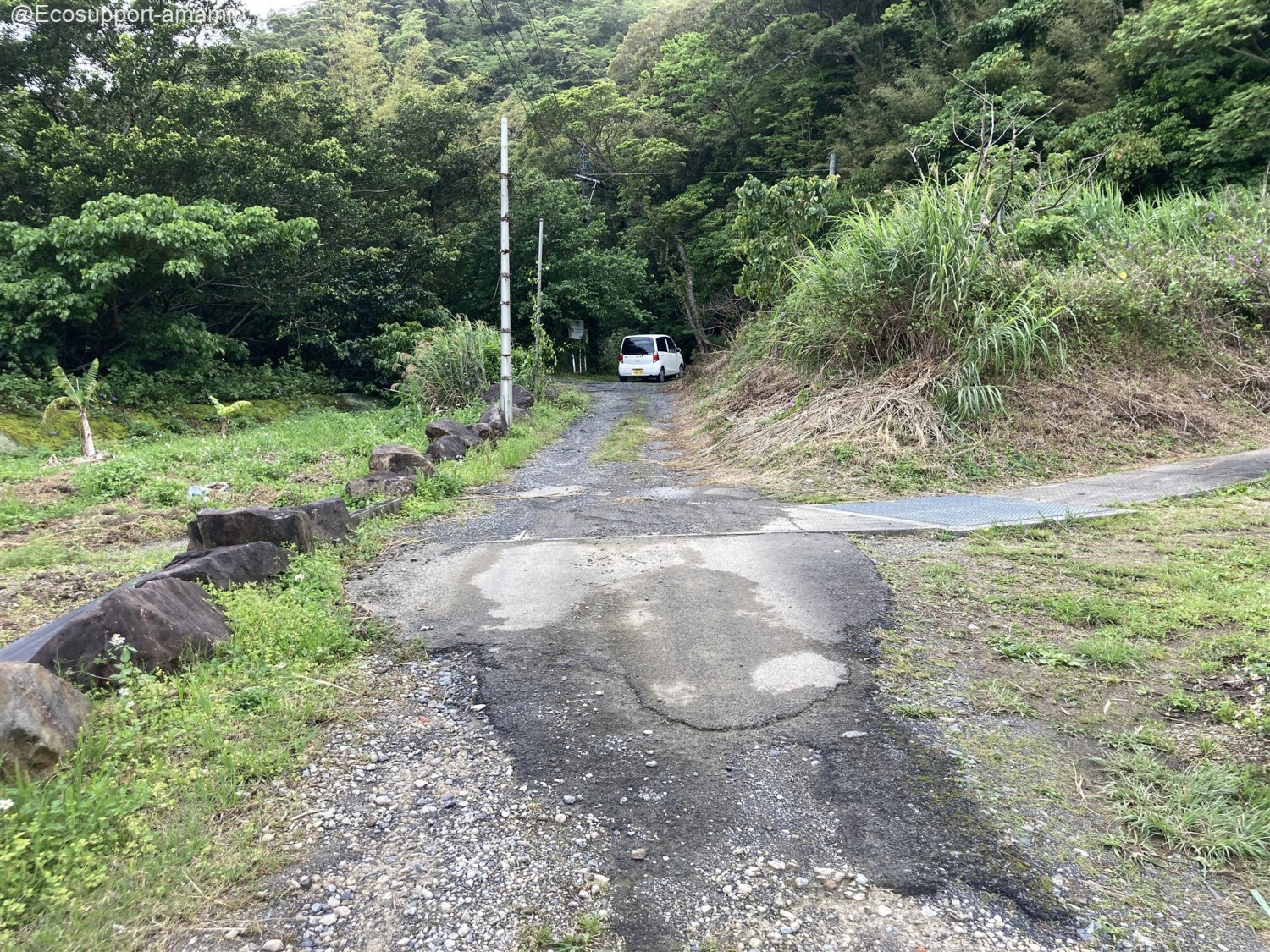 前面道路