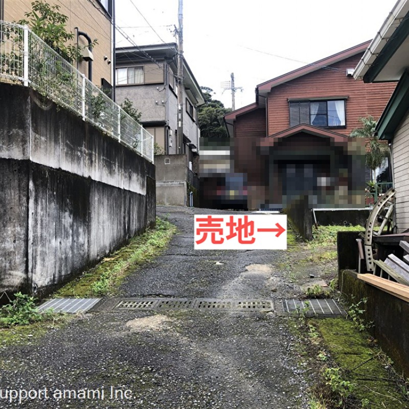 道路①（接道部）道路→売地