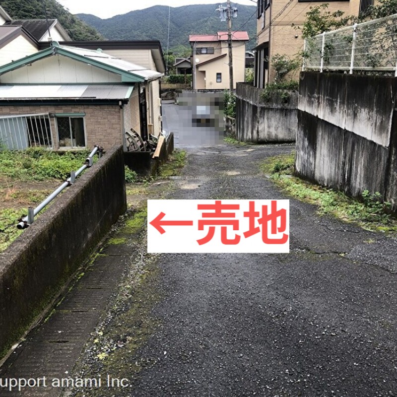 道路①（接道部）売地→道路