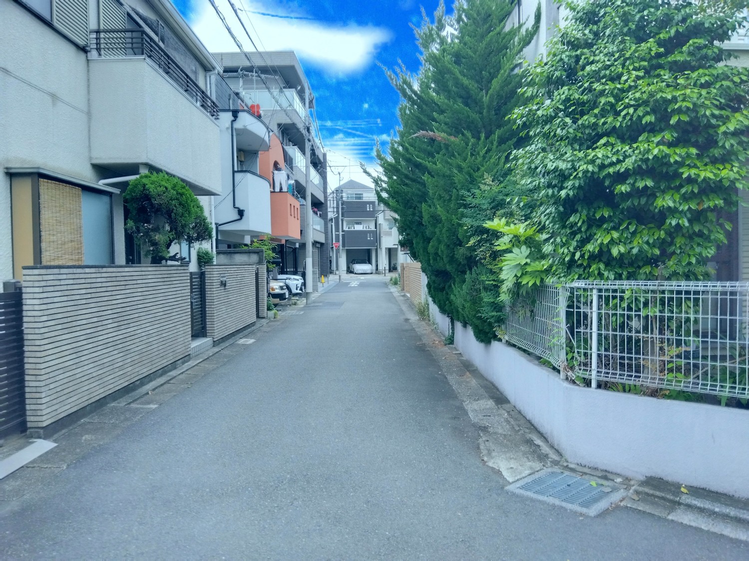 前面道路