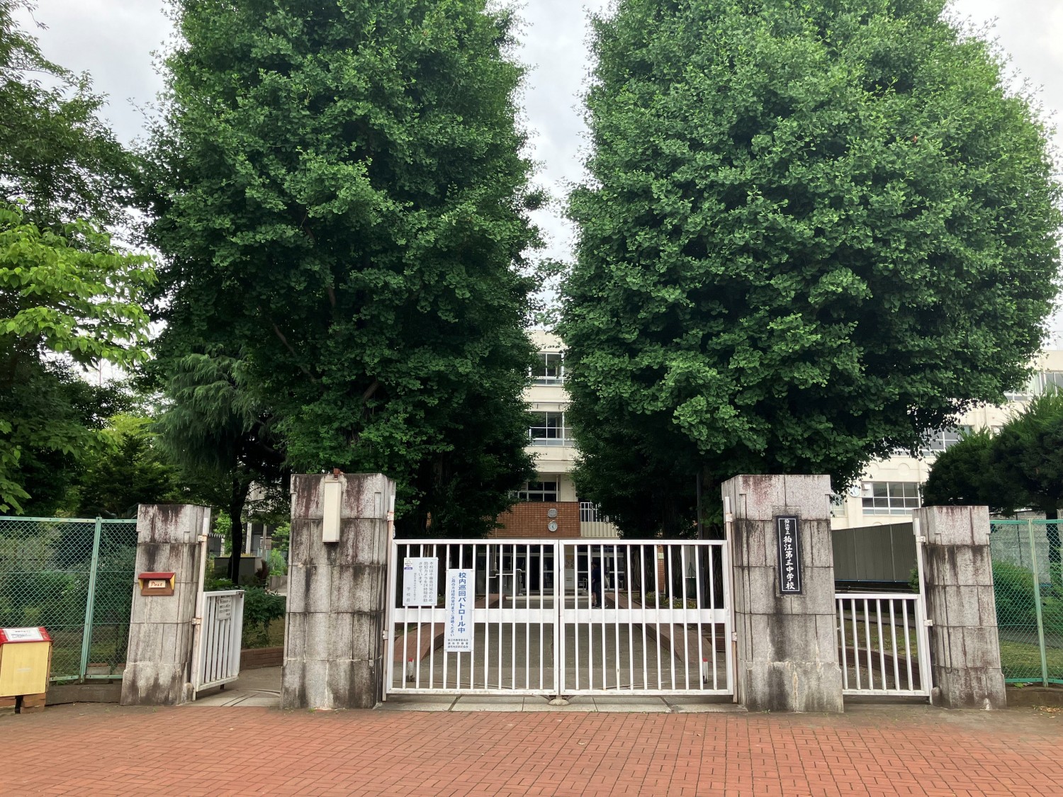 狛江市立狛江第三中学校　1300ｍ