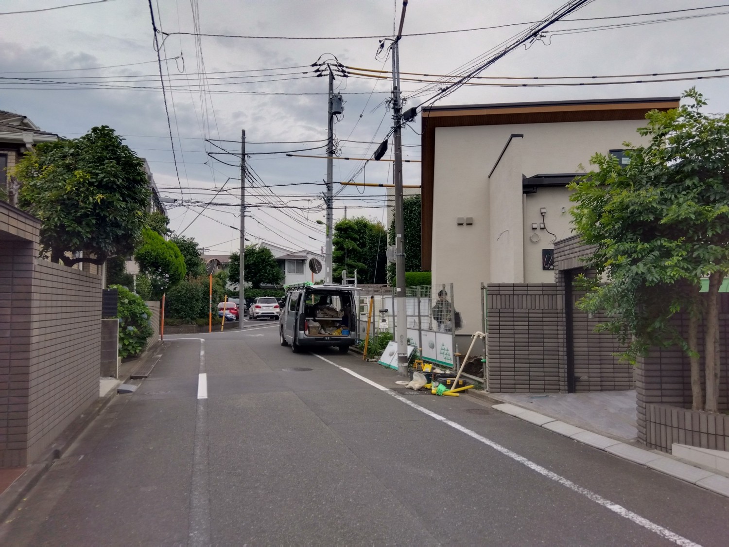 前面道路
