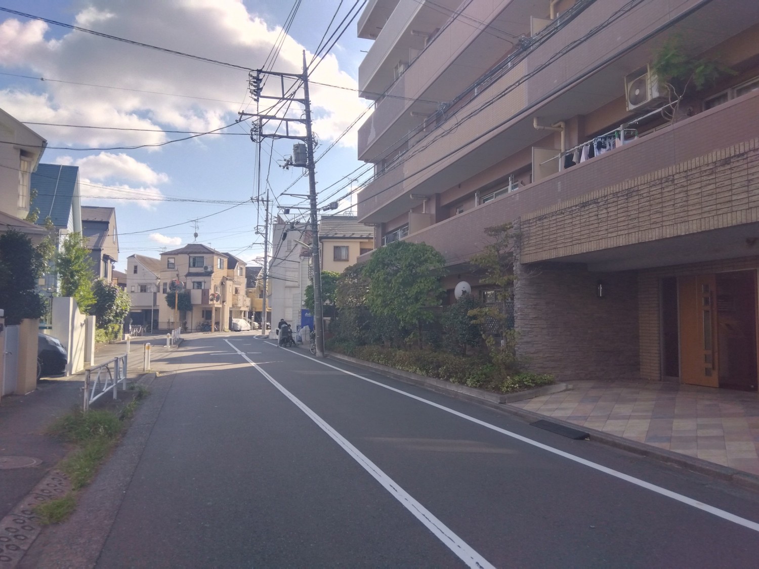 前面道路