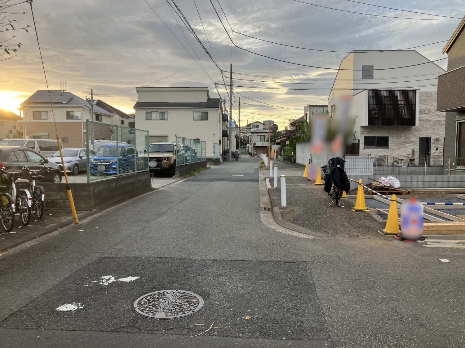 前面道路