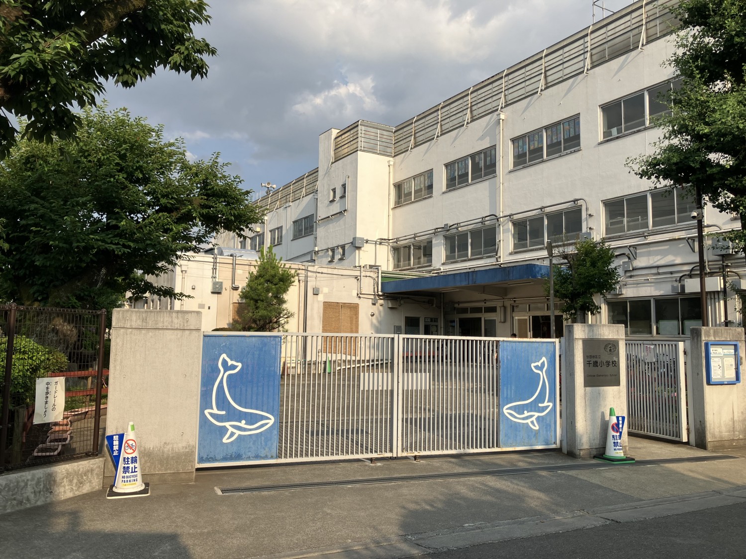 千歳小学校まで870m