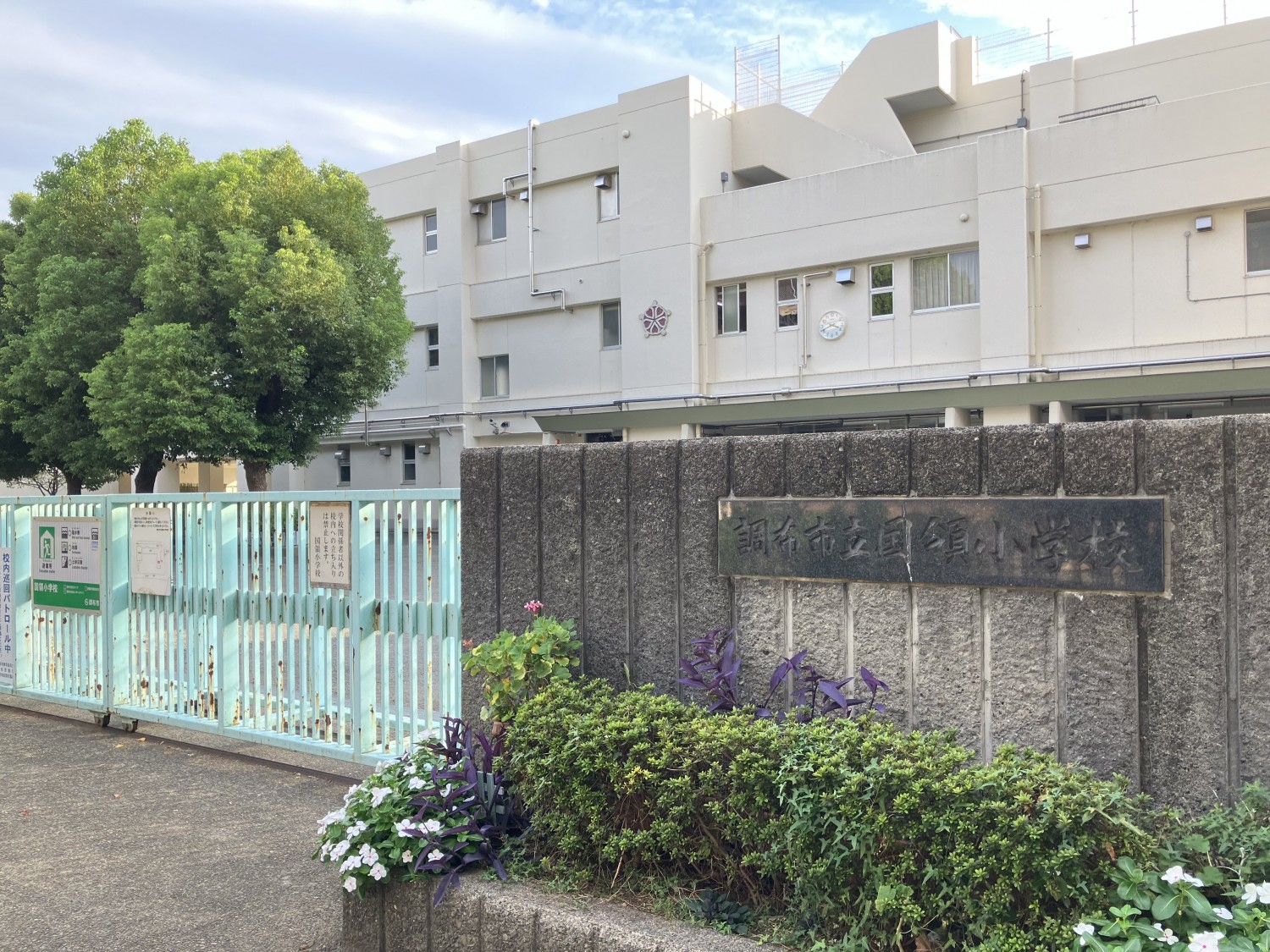 調布市立国領小学校　240ｍ