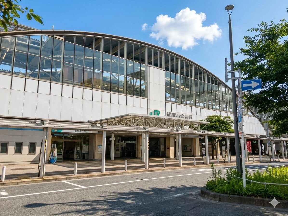 武蔵小金井駅まで1120m