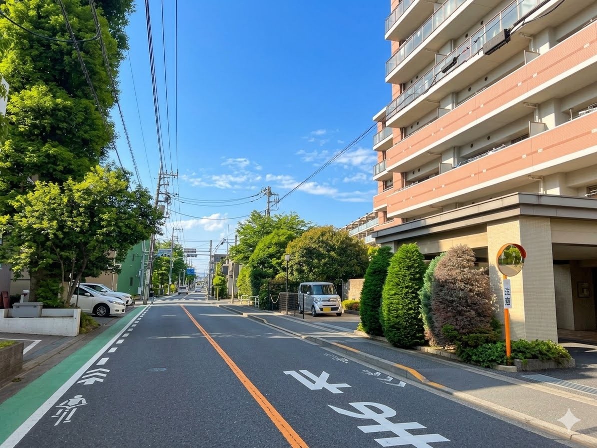 前面道路