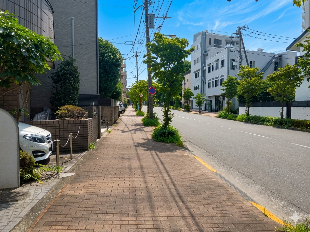 前面道路