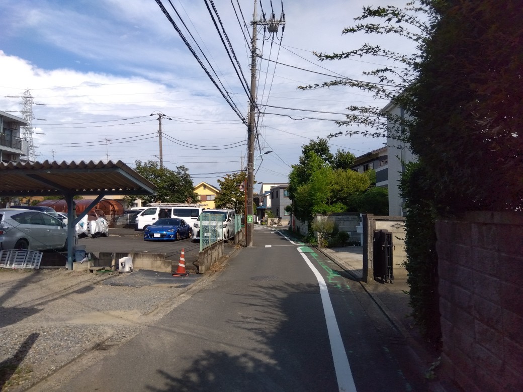 前面道路