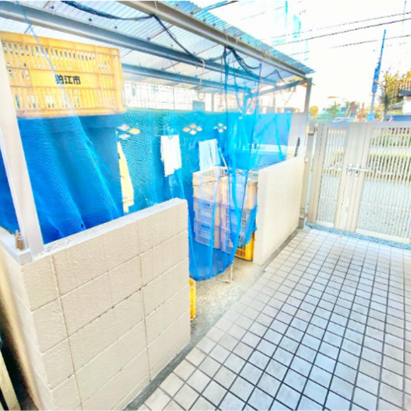 ゴミステーションあり