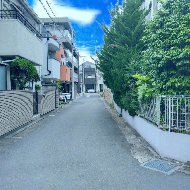 前面道路