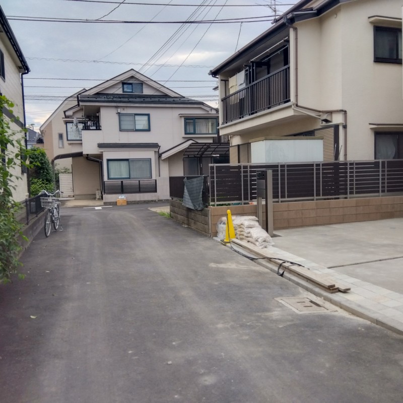 前面道路